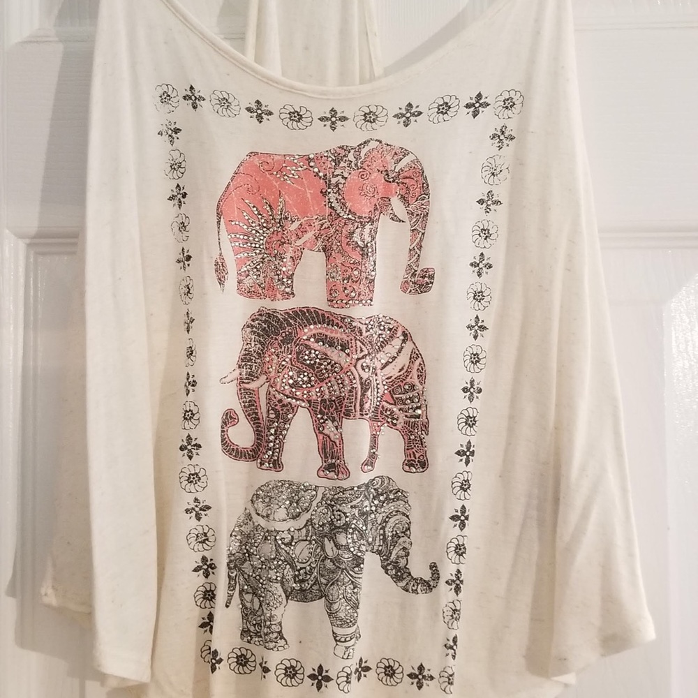 Draped Elephant Racerback Tank - Picture 3 of 4